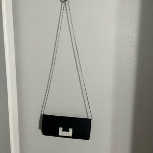 JNB black clutch with diamond broach